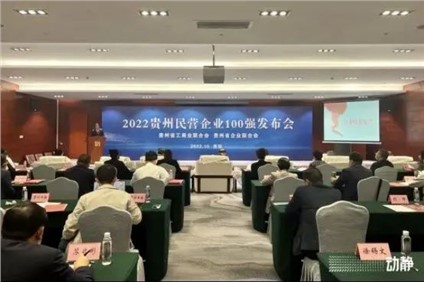 喜报！BWIN必赢股份荣登“2022贵州制造业民营企业20强”榜首